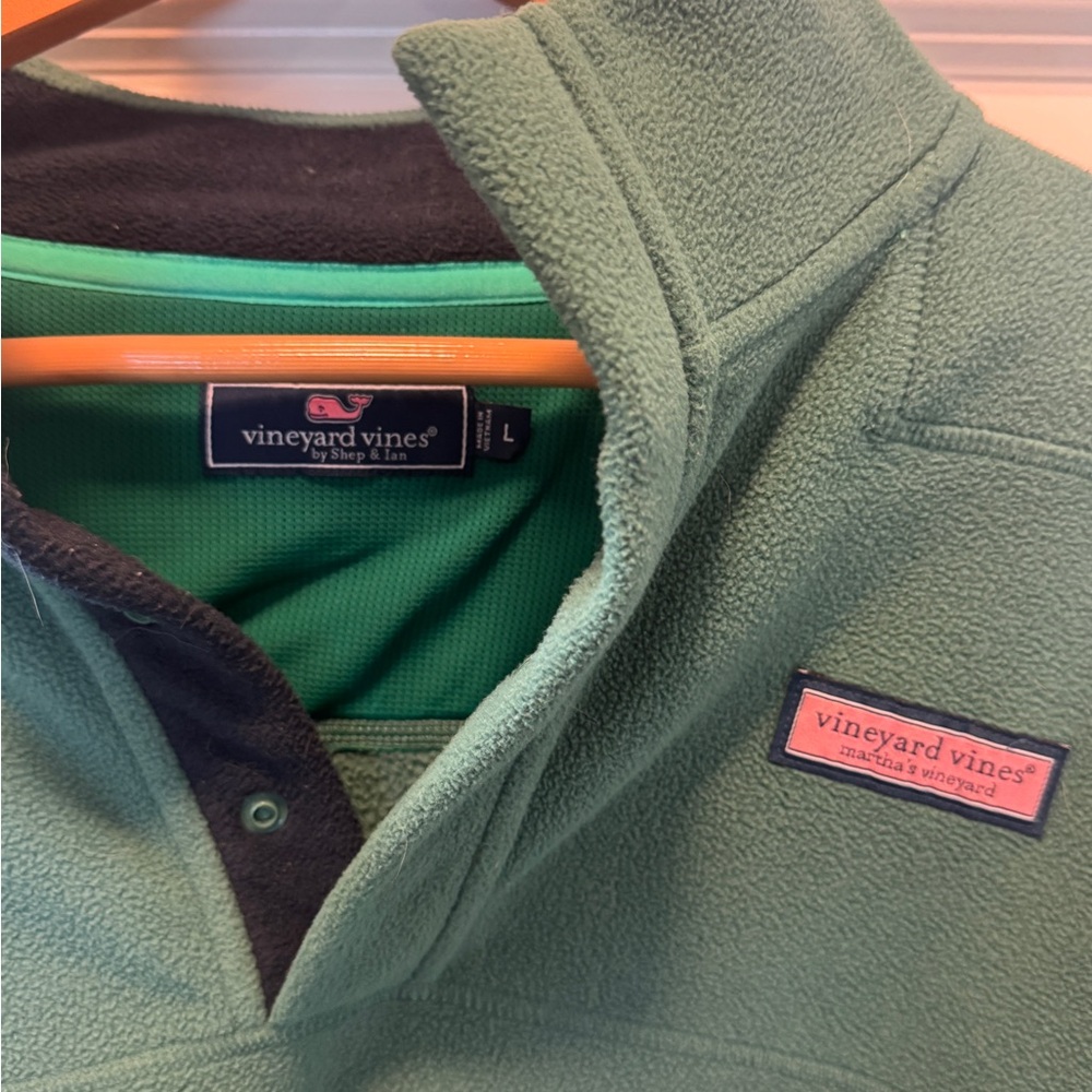 5 Vineyard Vines Pullovers – Size Large – Harbor Fleece & Shep Shirt Bundle - Picture 6 of 10